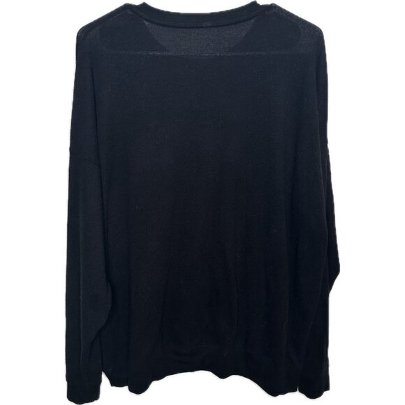 All Yoga Men’s Black Crew Neck Pullover Viscose XL - Picture 2 of 7